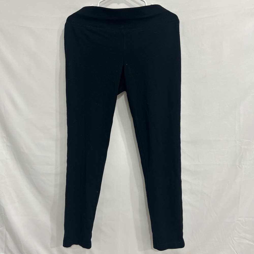 INC International Concepts Womens Black Pull On Leggings Size 12 Ponte Knit